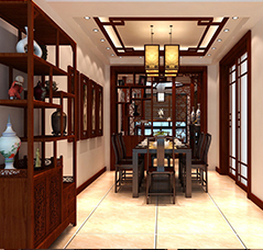 无害舒适的中式装修客厅与餐厅设计要点有哪些