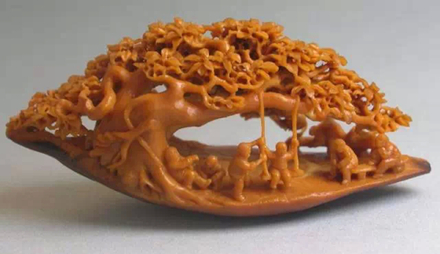 传统民间艺术苏州果核雕刻的发展及艺术特色