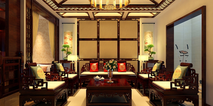现代中式别墅设计装修 演绎传统中国风