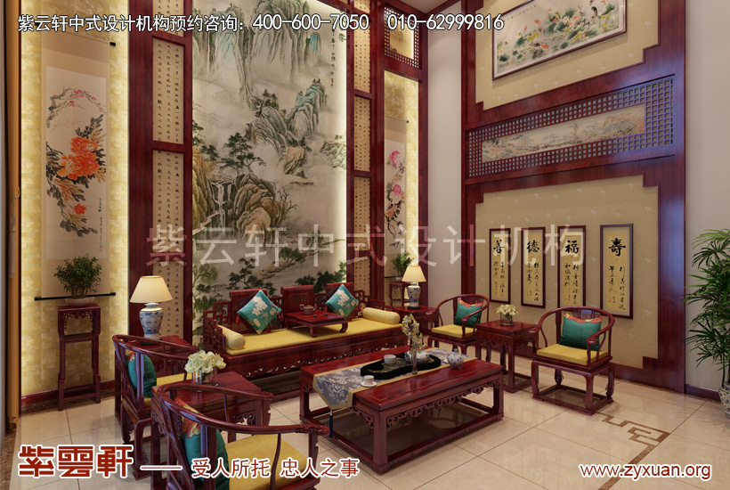 天津武清王记宅邸别墅现代中式设计，清贵气质洋溢远古盛情
