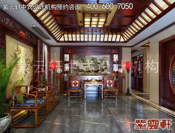 徐州传统复古中式室内装修效果图赏析