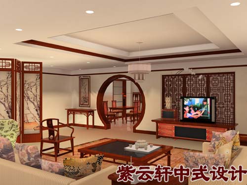 中式家装设计之-古典家具的居室陈设与室内装修