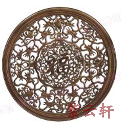 中式花窗展示专题-圆形，扇形花窗图片