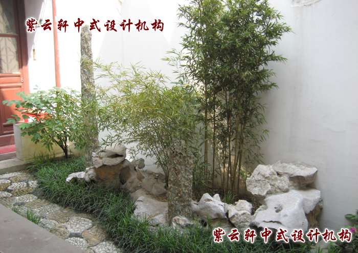 中式别墅花园设计图片欣赏，小花园以及小型庭院景观