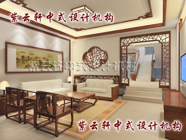 中式客厅装修设计-流行装饰新风情，古典的时尚