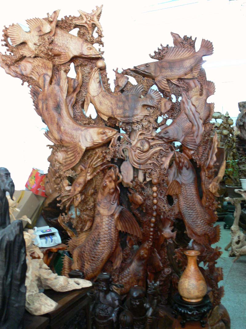 红木家具的木雕工艺技法类别