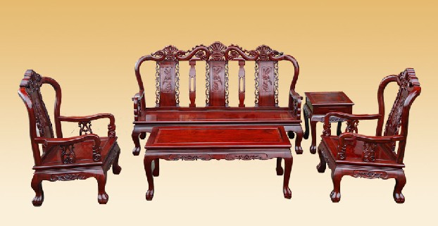 中式风格的红木家具雕刻艺术