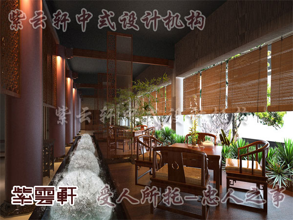 中式风格茶馆装修茶的分享生活健康
