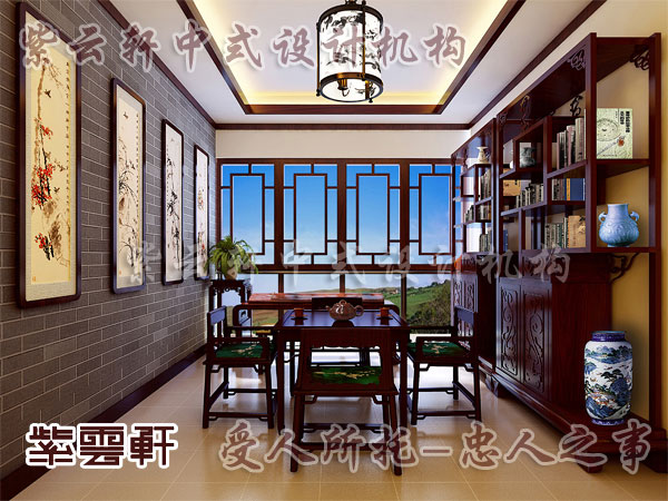 中式古典书房风格的多功能作用