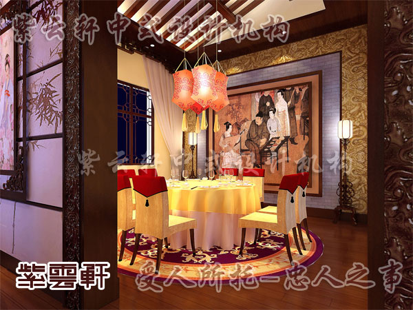 中式餐厅中风格不同的灯具显现出的唯美情境