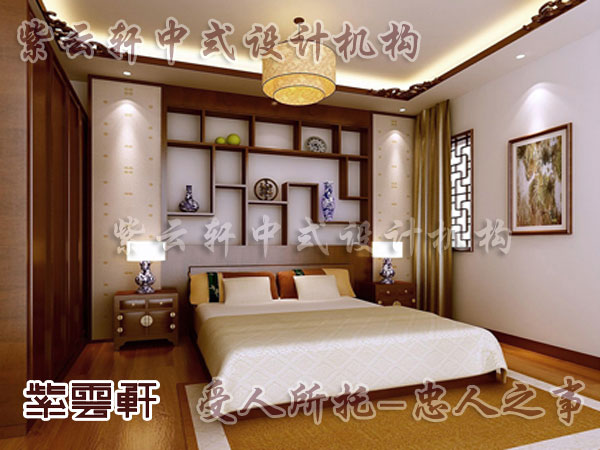 中式风格装修的老人房在新春之际呈现的温情空间