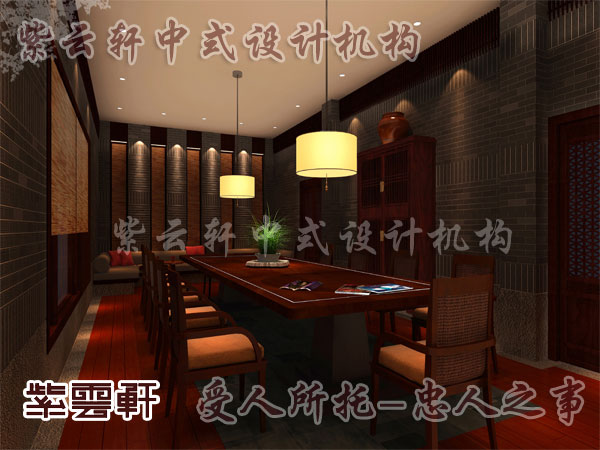 中式餐厅装修灯光呈现出色彩纷呈的世界
