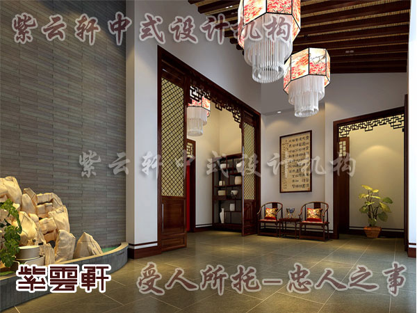 中式简约室内设计所呈现出的家居色彩