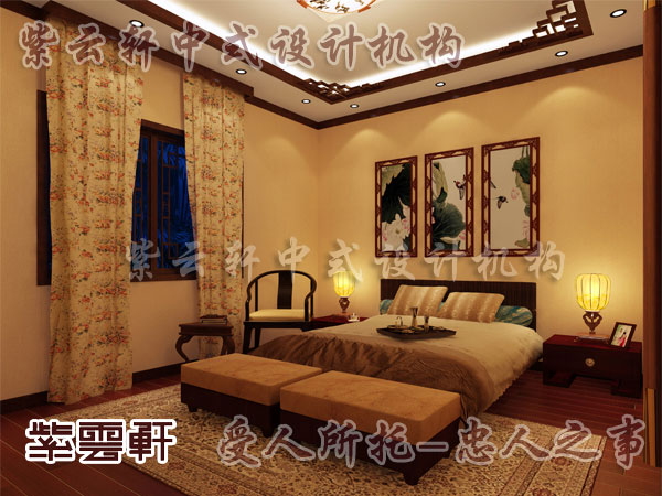 中式古典装修的卧室在新春要传达出的喜悦
