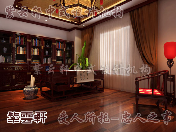 中式风格书房装修为品味生活韵致打造古朴韵味