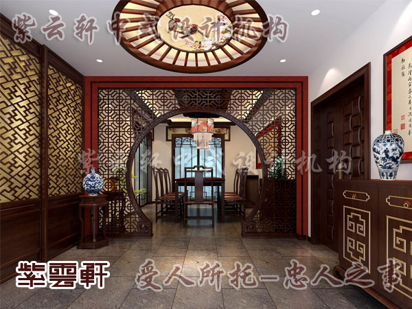 中式古典氛围的家装设计在餐厅灯光中的营造