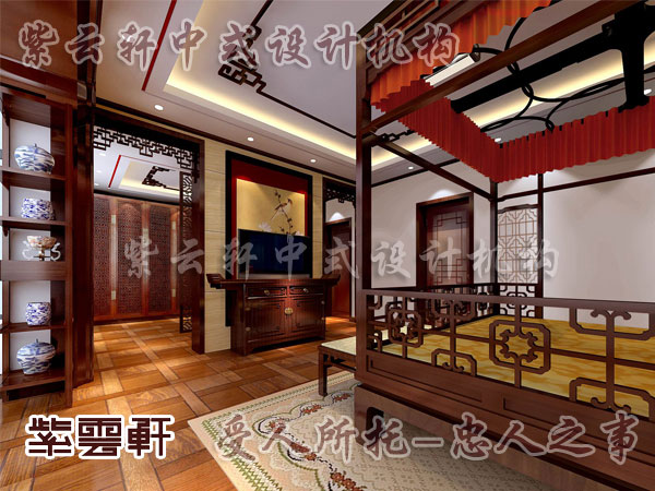 中式卧室设计在灯光风格中所表达出的家装原味
