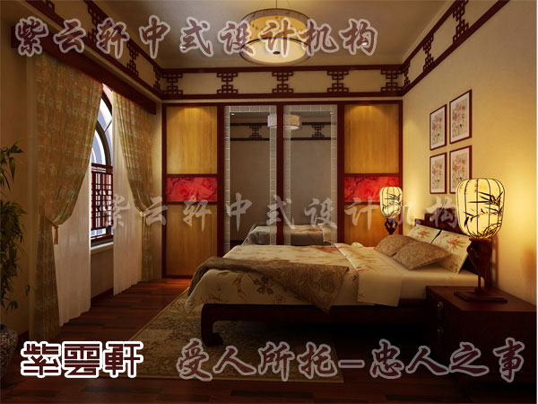 在北京中式风格卧室陪衬生活映照品味