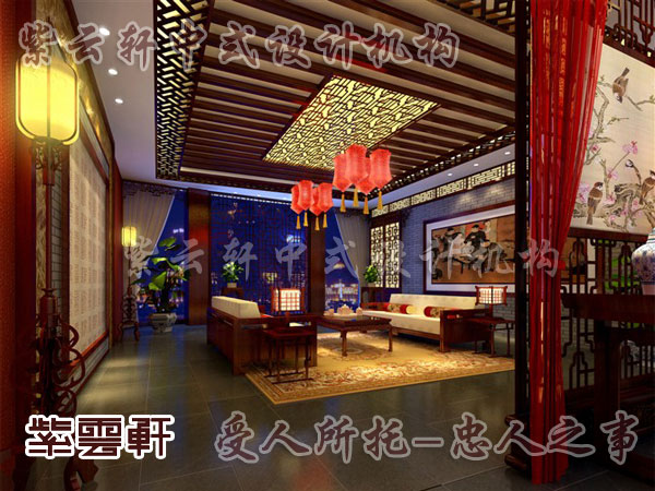 中式家装设计在灯具色彩中呈现的霞光