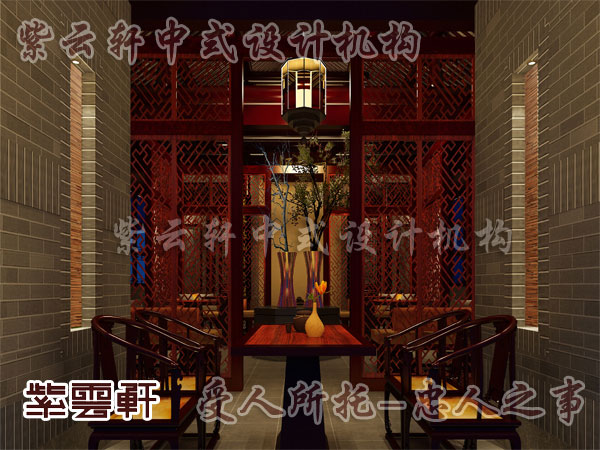中式简约茶楼设计品味古时文人墨客的意境