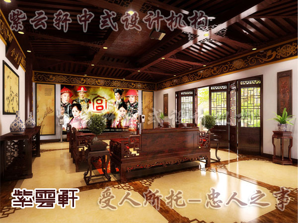中式装修设计客厅让我们徜徉在五彩缤纷世界中