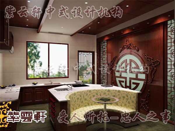 新中式装修——古典韵味厨房渲染出的浓墨淡彩
