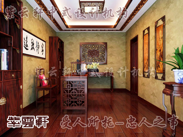 中式书房设计时光流转的醇厚滋味人文特色