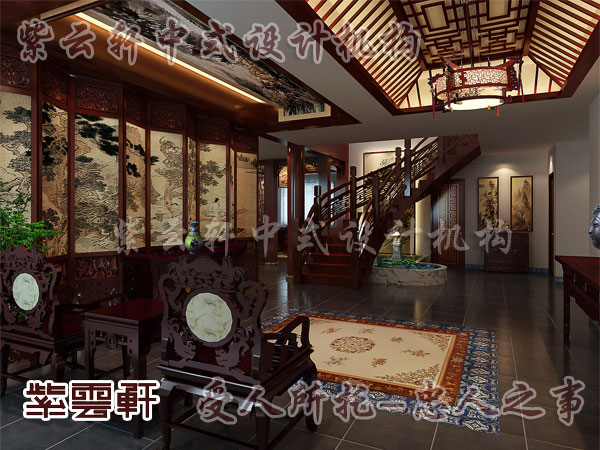 中式家具设计更可营造一个高尚的居住的环境
