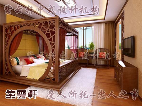 中式卧室装修风水才能好好的享受春天的美丽