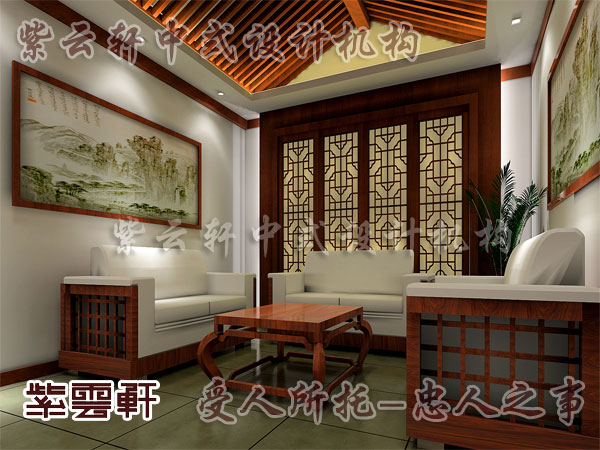 中式古典风格装修善于用环境创造气氛和意境