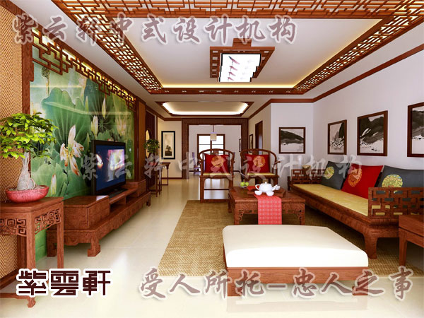 中式家居设计沉稳中带有灵巧的线条观赏使用