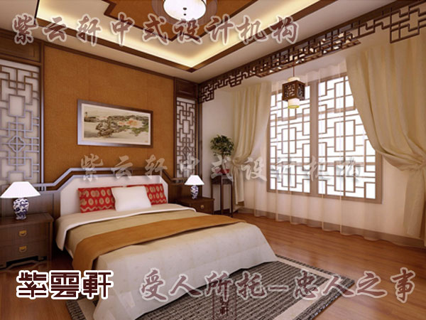 中式卧室装修风水采光不足容易造成精神疾病