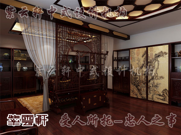 中式风格家具靓丽的衣橱都是整个居室的亮点