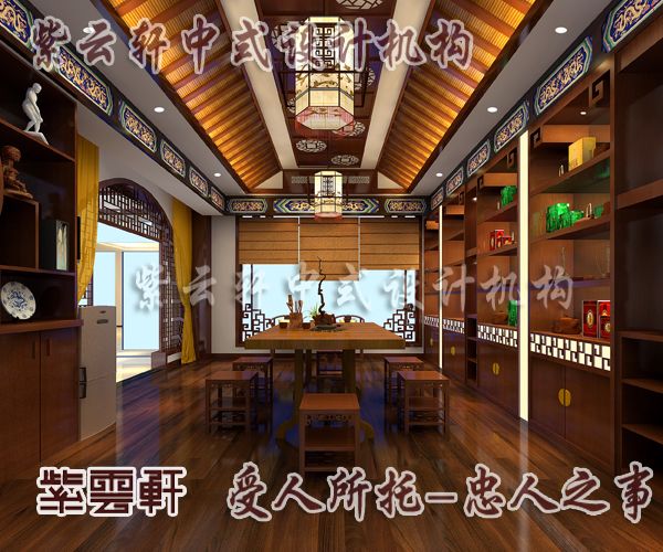 中式茶楼设计说明 打造精致别雅品茗环境