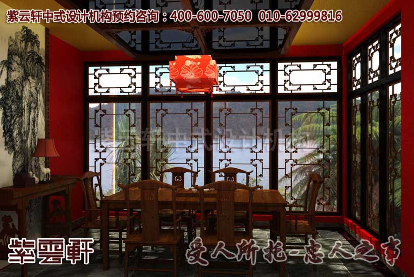 中式茶楼不同装修风格，相同韵味高档感十足