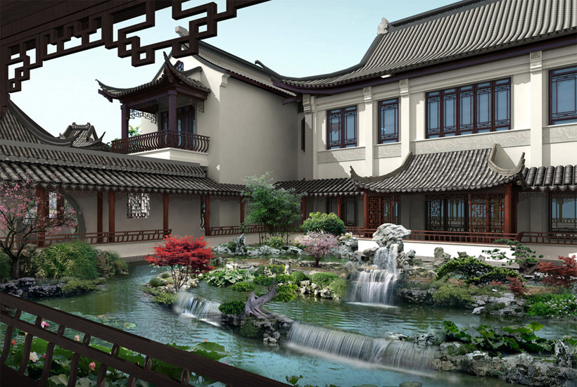 中國古建筑雕刻裝飾陳設出風雅的空間