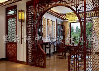 中式平层古典别墅所显示出的婉约和美好
