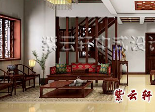 别墅中式装修古典风格之台州沈女士“书写人生”设计
