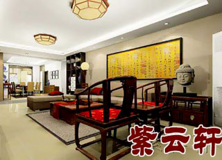 中式风格设计 海南三亚某别墅案例