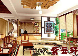 中式古典装修风格--龙湖别墅设计案例