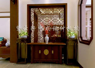 南京某别墅简约古典中式装修-尽显雍容高贵