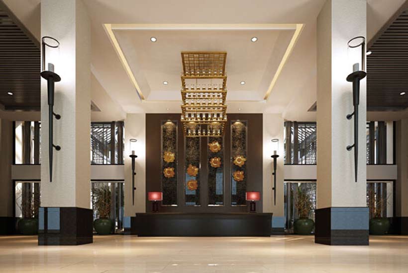 中式装修设计中大型展厅如何确定设计风格