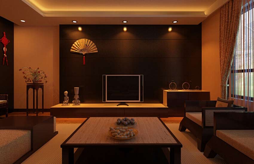 简述现代居室客厅中式装修的空间结构技巧