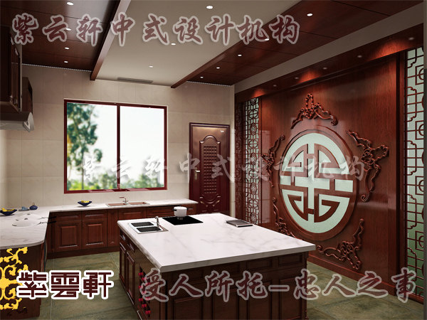 中式装修厨房设计时要按家居生活需求搭配