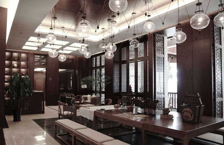 解析别墅厨房餐厅中式装修上灯饰的选择方法