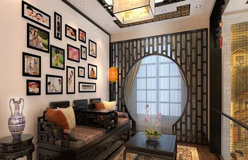 热荐最新潮的住宅中式装修电视背景墙设计