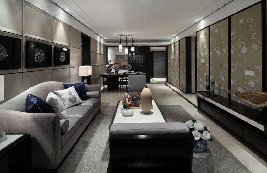 六种电视背景墙设计形式让您家客厅鲜活起来