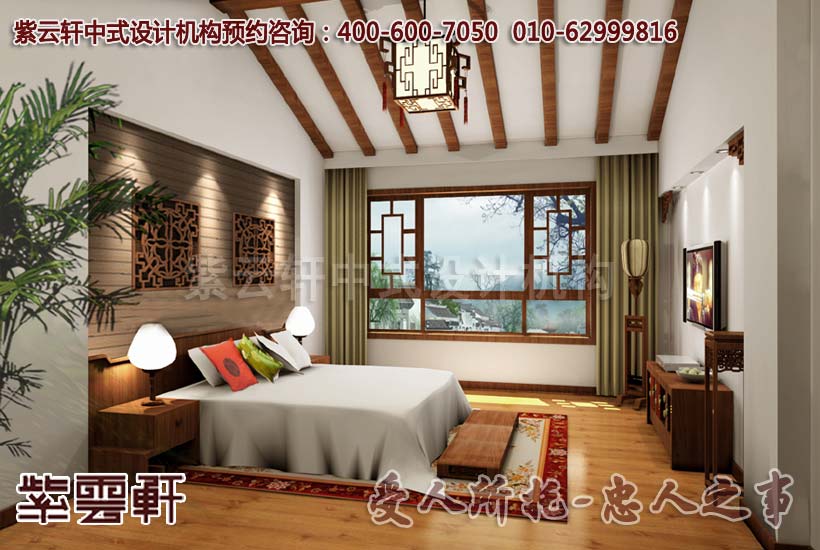 中式风格窗帘体现了业主的格调和对家的定位