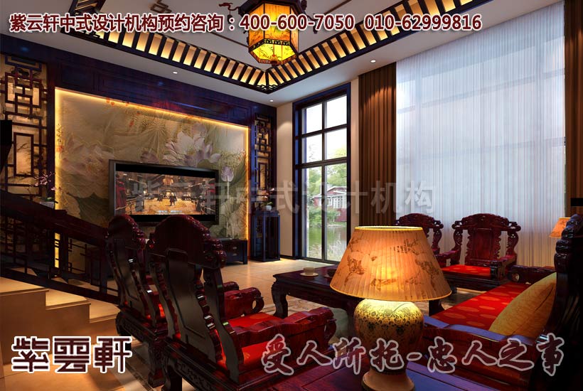 新中式风格装饰设计体现传统居室空间的层次感