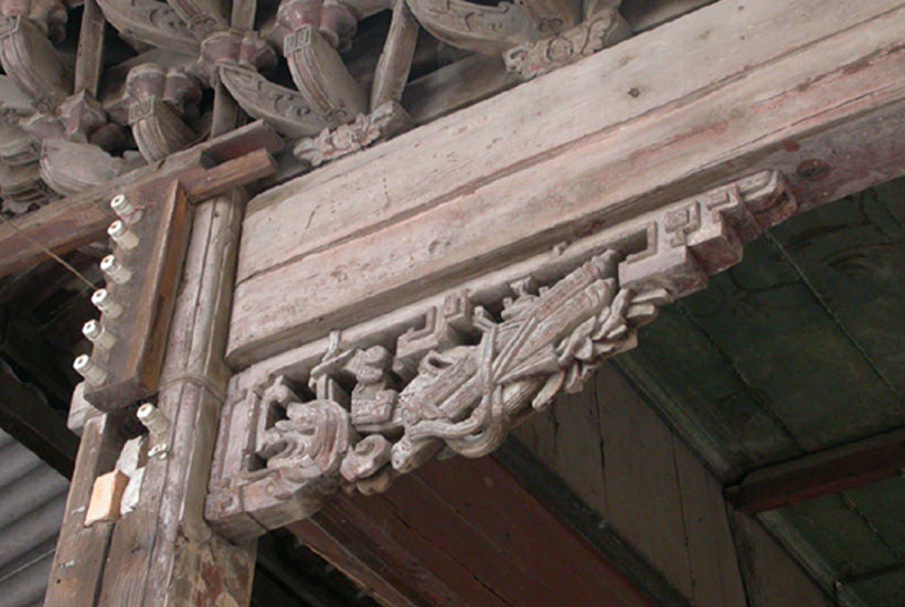 古建筑特色构件之雀替与牙子